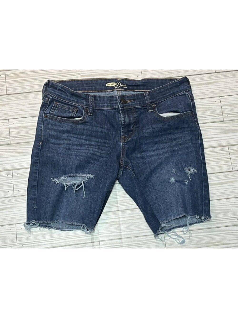 Old Navy Diva Shorts WOMENS Denim Cotton Shorts Size 4 Used U9-18